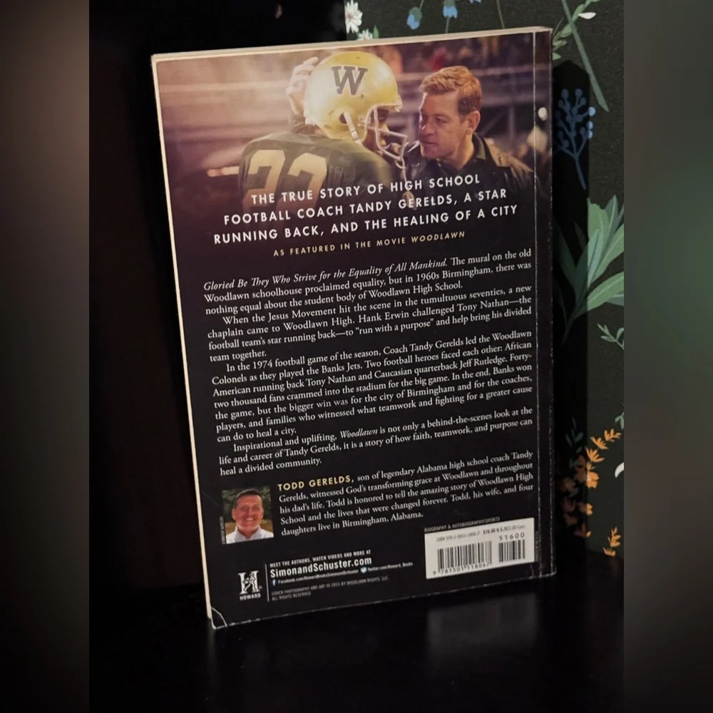 Woodlawn: The True Story by Todd Gerelds - inspiring paperback Book - Like New